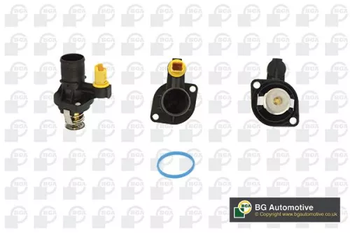 Bga Thermostat Coolant For Citroën Fiat Peugeot 206 307 406 407 607 807 C25 C4 C