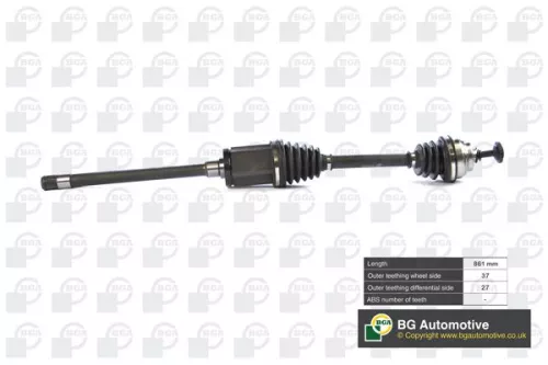 Bga Front Right Drive Shaft For Bmw 5 6 Series