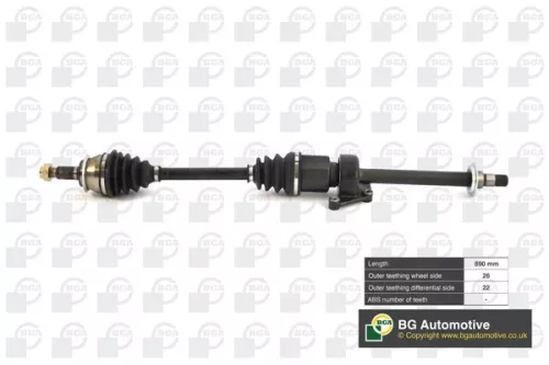 Bga Front Right Drive Shaft For Mini Mini