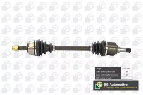 Bga Front Left Drive Shaft For Fiat Punto