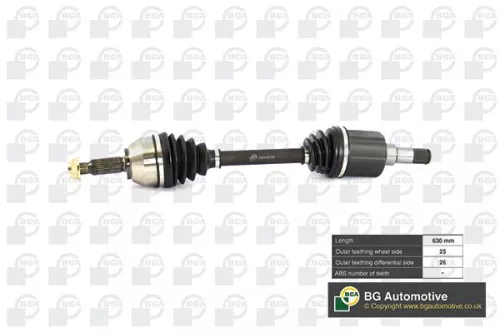 Bga Front Left Drive Shaft For Ford Tourneo Connect Transit Connect