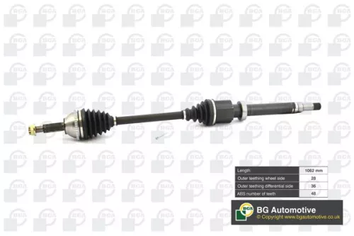 Bga Front Right Drive Shaft For Ford Transit