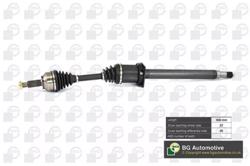 Bga Front Right Drive Shaft For Jaguar X-type