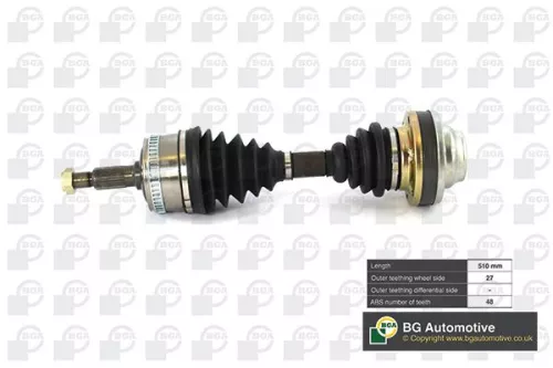 Bga Front Left Or Right Drive Shaft For Mercedes-benz V-class Vito