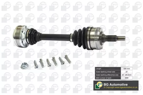 Bga Front Left Or Right Drive Shaft For Mercedes-benz V-class Vito