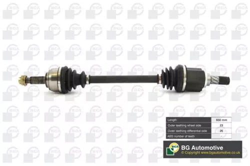 Bga Front Left Drive Shaft For Nissan Micra Micra C+c Note