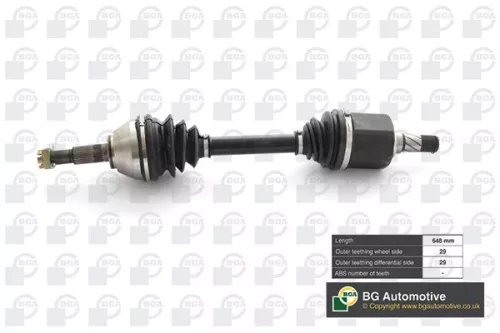 Bga Front Left Drive Shaft For Nissan Renault Koleos Qashqai