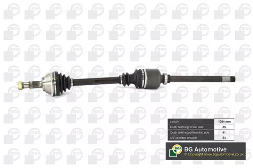 Bga Front Right Drive Shaft For Citroën Fiat Peugeot Boxer Ducato Jumper