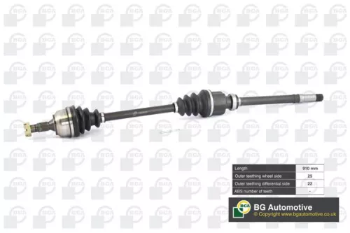 Bga Front Right Drive Shaft For Citroën Peugeot 307 C4