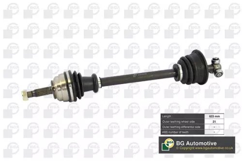 Bga Front Left Drive Shaft For Renault Clio Kangoo Thalia