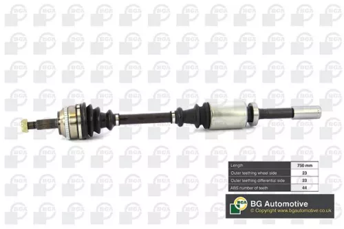Bga Front Right Drive Shaft For Renault Megane Scénic