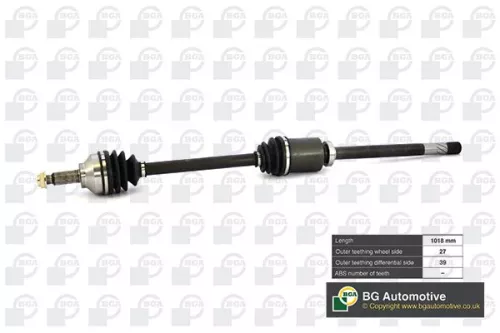 Bga Front Right Drive Shaft For Nissan Opel Renault Vauxhall Primastar Trafic Ii
