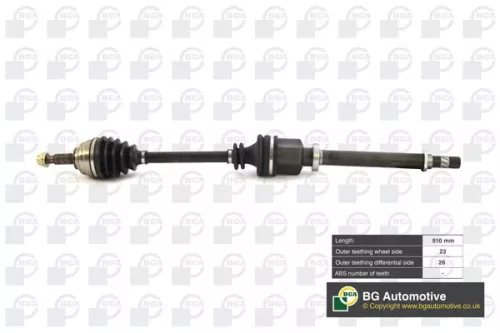 Bga Front Right Drive Shaft For Mercedes-benz Renault Citan Kangoo Kangoo / Gran