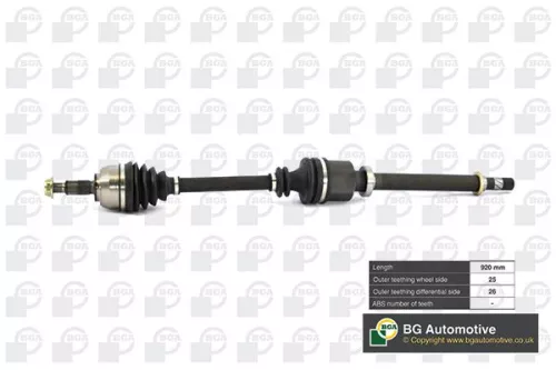 Bga Front Right Drive Shaft For Renault Grand Scénic Megane Scénic