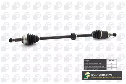 Bga Front Right Drive Shaft For Toyota Yaris