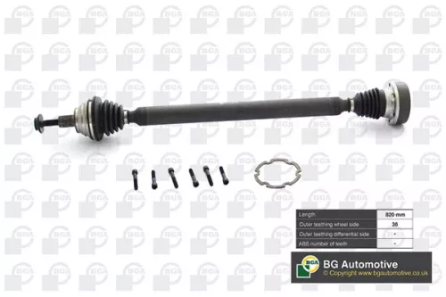 Bga Front Right Drive Shaft For Audi Seat Skoda Vw A3 Golf Golf Sportsvan Leon O