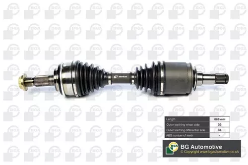 Bga Front Left Or Right Drive Shaft For Toyota Land Cruiser 200