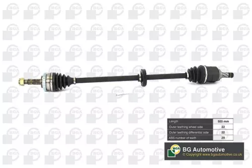 Bga Front Right Drive Shaft For Opel Vauxhall Combo Combo Tour Corsa Corsavan Me