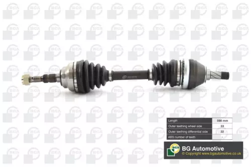 Bga Front Left Drive Shaft For Opel Vauxhall Astra Astravan Vectra Zafira