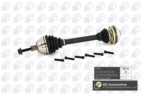 Bga Front Left Or Right Drive Shaft For Vw Transporter