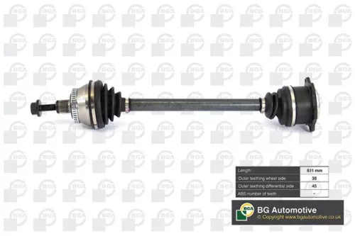 Bga Front Left Drive Shaft For Audi Skoda Vw A4 Passat Superb