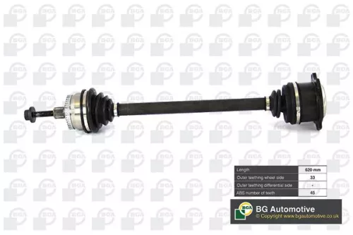 Bga Front Right Drive Shaft For Audi Skoda Vw A4 Passat Superb