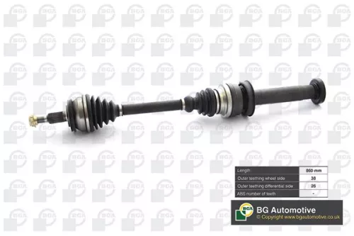 Bga Front Right Drive Shaft For Vw Multivan Transporter