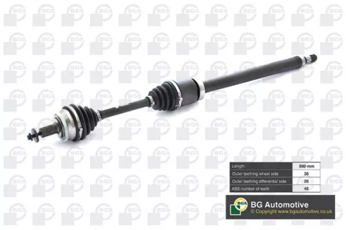 Bga Front Right Drive Shaft For Volvo S60 V70 Xc70