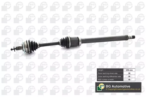 Bga Front Right Drive Shaft For Volvo S60 S80 V70