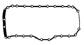 Bga Oil Sump Gasket For Jeep Cherokee Grand Cherokee Wrangler