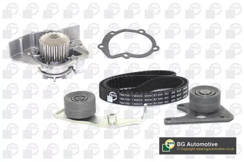 Bga Water Pump & Timing Belt Kit For Citroën Fiat Fso Geo Hyundai Lada Mitsubish