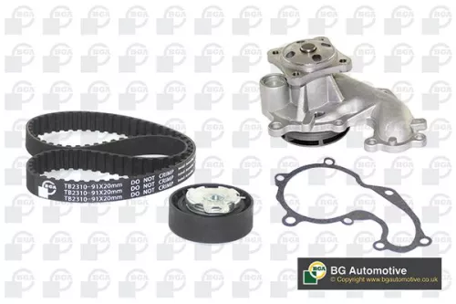 Bga Water Pump & Timing Belt Kit For Ford Peugeot 607 C-max Fiesta Focus Focus C