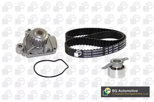 Bga Water Pump & Timing Belt Kit For Honda Civic Crx