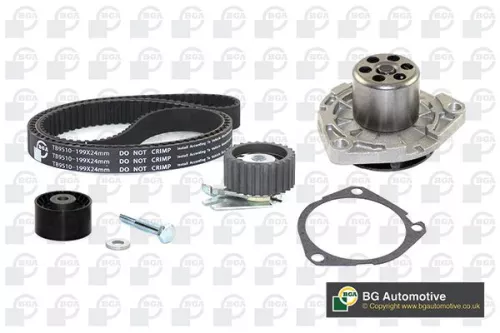 Bga Water Pump & Timing Belt Kit For Alfa Romeo Cadillac Chevrolet Chrysler Fiat
