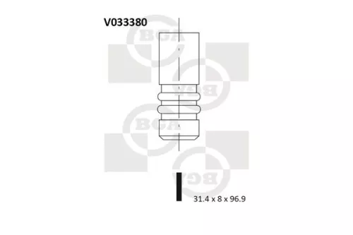 Bga Exhaust Valve For Audi Ford Seat Skoda Volvo Vw 100 80 850 A4 A6 Alhambra Ca