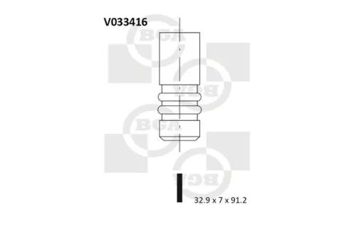 BGA BGA V033416 Bga Exhaust Valve For Audi Seat Skoda Vw 100 80 A4 A6 A8 Alhambra Bora Cabriolet 