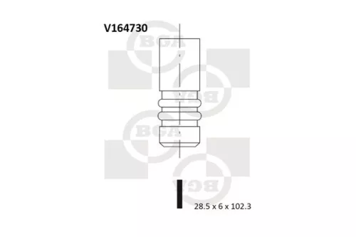 Bga Intake Valve For Mercedes Mitsubishi Smart A-class B-class C-class Clk 