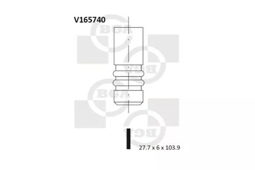 Bga Intake Valve For Nissan Opel Renault Vauxhall Espace Grand Scénic Koleos Lag