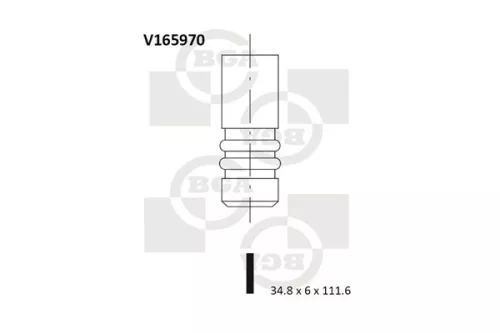 Bga Intake Valve For Chrysler Neon Pt Cruiser Sebring Stratus Voyager Voyager / 