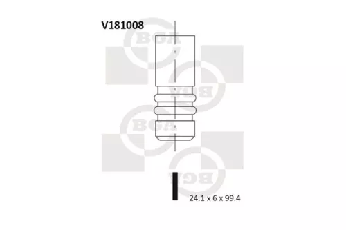 Bga Exhaust Valve For Fiat Ford Croma Fiesta Focus Puma