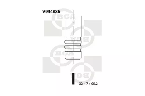 Bga Intake Valve For Seat Vw Ibiza Polo Polo Van