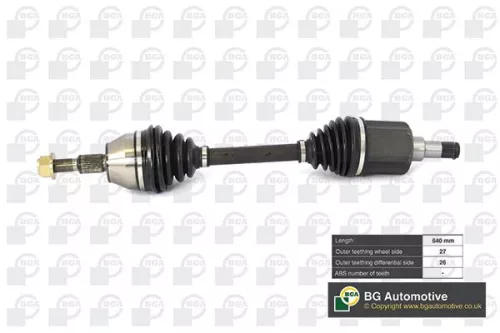 Bga Front Left Drive Shaft For Ford C-max Focus Grand C-max