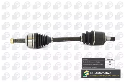 Bga Front Left Drive Shaft For Honda Cr-v