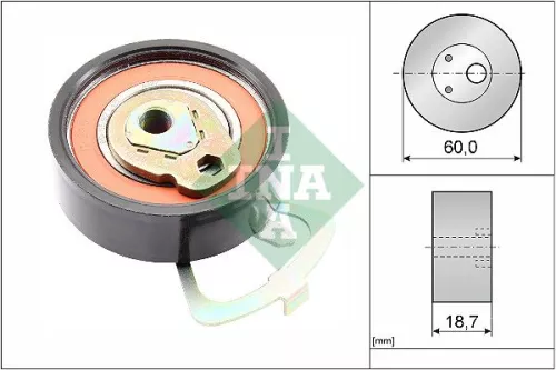 Ina Timing Belt Tensioner Pulley For Audi Seat Skoda Vw Vw (Svw) A2 Altea Altea 