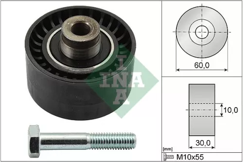 Deflection Pulley/Guide Pulley, timing belt