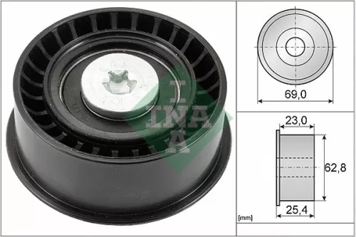 Deflection Pulley/Guide Pulley, timing belt