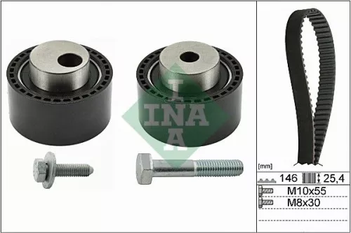 Ina Timing Belt Kit For Citroën Fiat Lancia Peugeot 406 607 807 C5 C8 Phedra Uly
