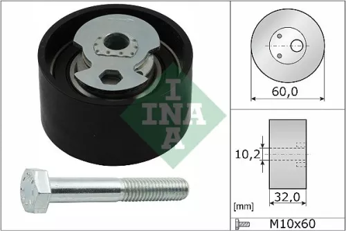 Ina Timing Belt Tensioner Pulley For Ford Ford Australia Ldv Convoy Transit Tran