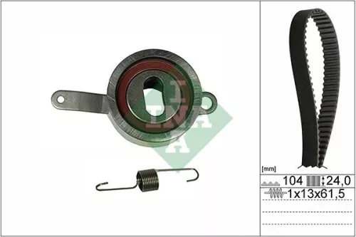Ina Timing Belt Kit For Honda Rover 400 Accord Civic Crx Domani Hr-v Torneo
