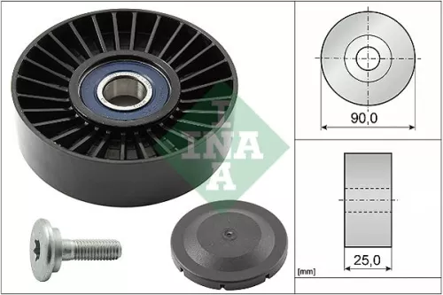 Ina Deflection Idler Guide Pulley V-ribbed Belt For Citroën Fiat Lancia Peugeot 306 40